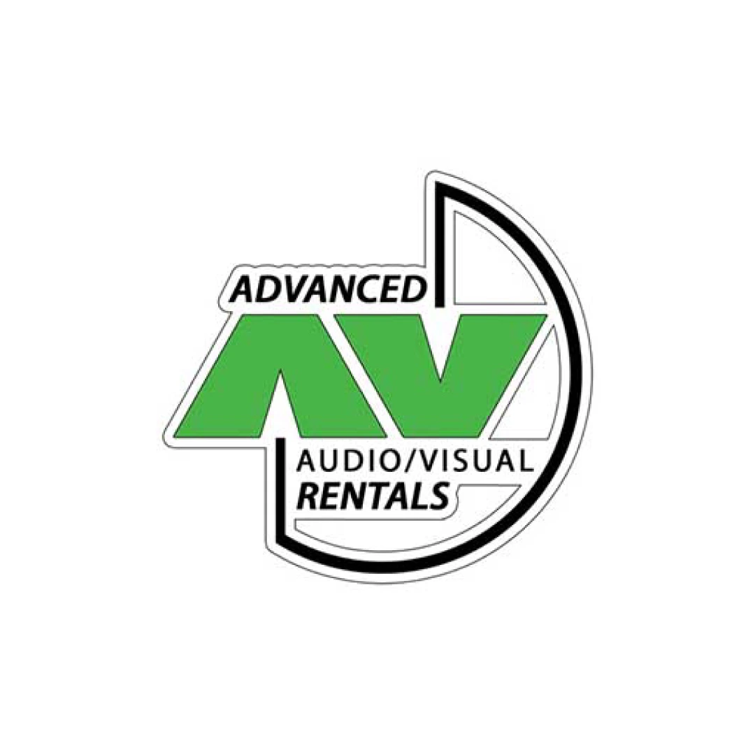 advanced AV audio/visual rentals logo